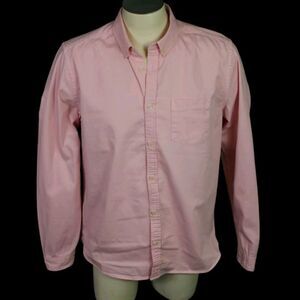 CPO Provisions Cotton PINK Button Down Shirt (Size: M)